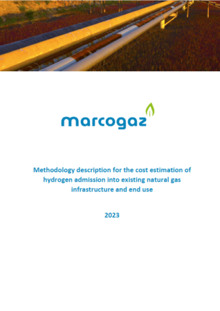 Methodology to estimate cost of hydrogen admission into the existing natural gas infrastructure and end use