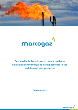 Best Available Techniques to reduce methane emissions from venting and flaring activities in the mid-downstream gas sector