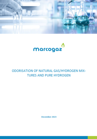 Odorisation of natural gas/hydrogen mixtures and pure hydrogen