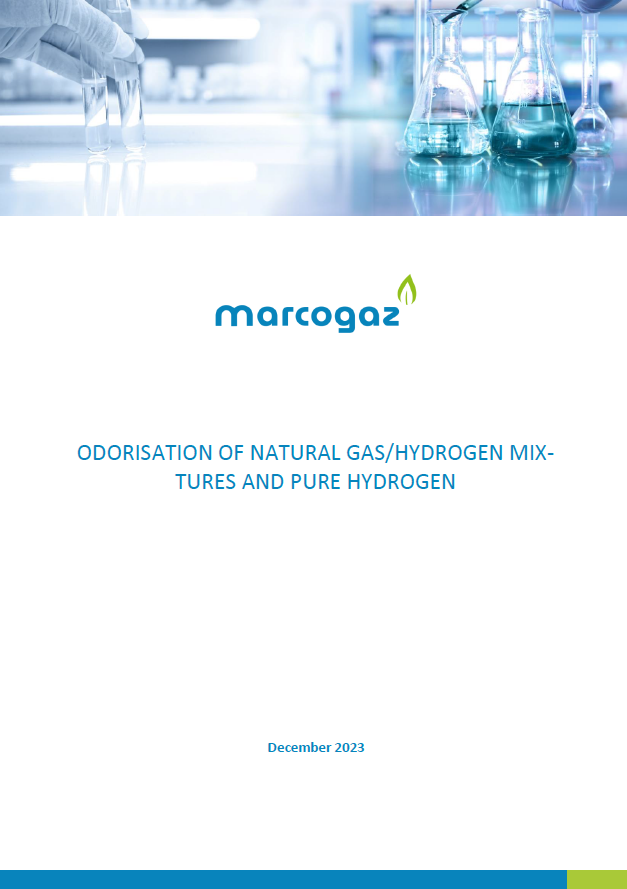 Odorisation of natural gas/hydrogen mixtures and pure hydrogen | Marcogaz